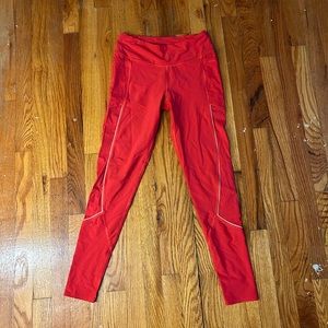 Red Victoria Sport Leggings